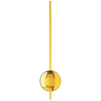Selva Technik Wanduhr Schottenwerkpendel gelb L:260mm Linsen-Ø:55mm