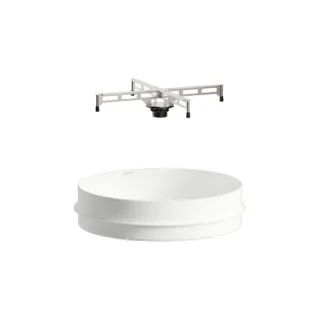 Laufen IN & OUT Einbauwaschtisch H517IO40001121 400 x 400 x 114 mm, rund, ohne Hahnloch, Ohne Überlauf, weiß