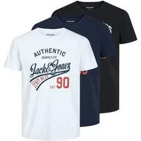 Jack & Jones T-Shirt Basic mit Marken-Logo Aufdruck