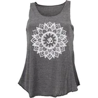 Guru-Shop T-Shirt Tanktop mit Ethnodruck, Mandala Yogatop -.. Ethno Style, Hippie, alternative Bekleidung, Festival