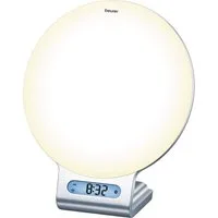 BEURER Tageslichtwecker WL 75 Lichtwecker für natürliches Einschlafen und sanftes Aufwachen Simuliert Sonnenauf- und untergang, inkl. Radiofunktion