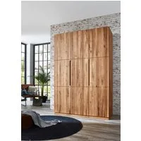 Home affaire Kleiderschrank Azelie, aus Wildeiche Massivholz-Kleiderschrank, im 50 cm Raster planbar