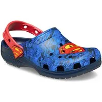 Crocs Kids' Superman Classic Clog Clog Hausschuh, Badeschuh mit coolem Superman Motiv