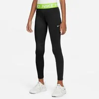 Nike Leggings G NP LEGGING mit Logodruck und Logoschriftzügen, besonders elastische Passform