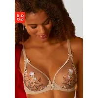 LASCANA Bügel-BH Maria Edle Stickerei-Spitze mit Blumen – auch ideal für große Größen