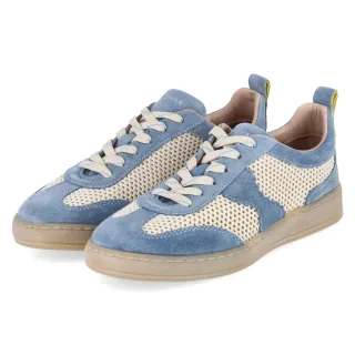 Salamander Low Sneaker - Gr. 38 - Blau - Leder & Textil