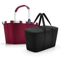 REISENTHEL® Einkaufskorb Set aus carrybag und coolerbag, Einkaufskorb Isotasche Picknick Thermotasche