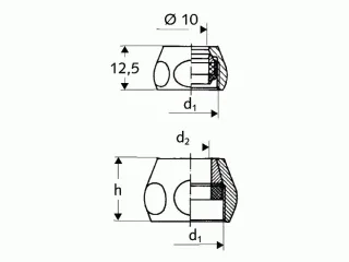 Schell Quetschverschraubung komplett 3/8"x8mm chrom 265020699