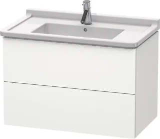 Duravit L-Cube Waschtischunterbau wandhängend Weiß Supermatt 820x469x558 mm - LC626508484 LC626508484