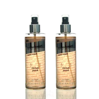2x Bruno Banani Daring Woman Sensual Peach Body Splash 250 ml = 500 ml