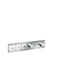 hansgrohe RainSelect Thermostat 15380000 chrom, 2x Verbraucher, Unterputz
