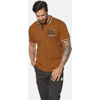 Jan Vanderstorm Poloshirt FRETU mit Print