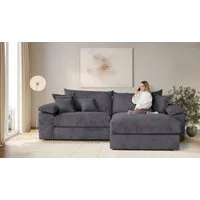 OTTO home Ecksofa Soft&Cosy XXL L-Form, B: 303 cm - OTTO. Verlässliche Qualität., Mega-Sofa, Cord oder Chenille-Struktur, mit Federkern & 4 Zierkissen