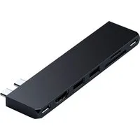 Satechi USB-C Pro Hub Slim Adapter Laptop-Adapter USB-C zu SD-Card, HDMI, USB Typ A, USB Typ C, MicroSD-Card, USB 4.0