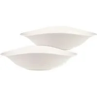 Villeroy & Boch Pastateller Vapiano Pastateller 2er-Set, (2 St), Premium Porcelain, mikrow.- & spülm.sicher, Made in Germany