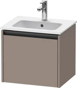 Duravit Ketho.2 Waschtischunterbau wandhängend Basalt Matt 510x420x440 mm - K25061043430000 K25061043430000