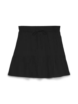 VERO MODA - VMEASY JOY H/W SHORT SKIRT WVN Black - Gr. - M