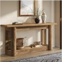 Tribesigns Konsolentisch 160 cm Schmaler Flurtisch, Langer Sofatisch hinter dem Sofa