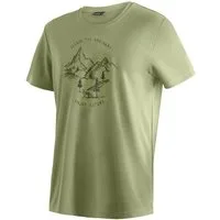 Maier Sports T-Shirt Dieter Print Herren Kurzarmshirt, leichtes Sommer Funktionsshirt, Rundhals, Reg Fit