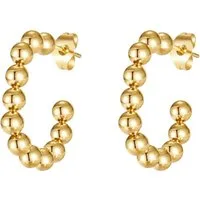 Firetti Paar Creolen Schmuck Geschenk Edelstahl Ohrschmuck Ohrringe Bubble