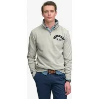 Superdry Sweatshirt VINTAGE ATHLETIC HALF ZIP mit hoch geschlossenem Ausschnitt, Loose Fit, in normaler Länge