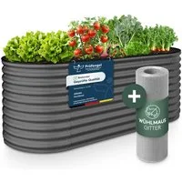GRUNA Hochbeet GRUNA - Hochbeet Metall I 6 in 1 Modular Hochbeete-Kit