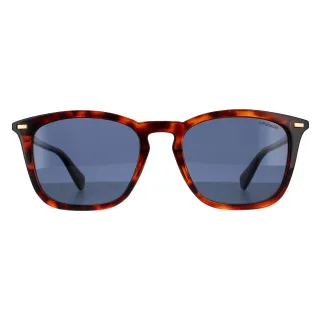 Polaroid Square Unisex Havanna Grau Polarisierte Sonnenbrille