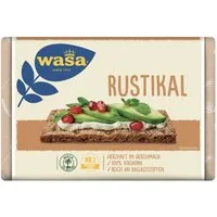 Wasa Brot, Wasa Rustikal Knäckebrot mit Vollkorn und Reich Ballststoffen 275g