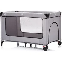 Fillikid Baby-Reisebett Standard grau melange, Inklusive Transporttasche