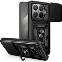betterfon Handyhülle Panzerhülle für Xiaomi 15T Pro Kameraschutz und Ringhalter, Outdoorhülle mit Smartstand Kameraschutz und Silikonkern