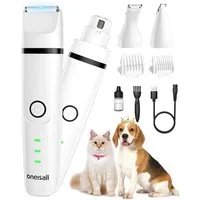 Purpurra Hundeschermaschine Oneisall Leise Schermaschine Hund Katze 4 in 1 Komplett-Set