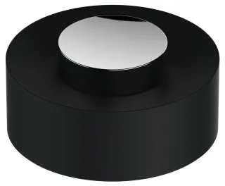 Keuco Kunstst.-Deckel Universalart.04989 verchromt/sw-grau, 04989010137 04989010137