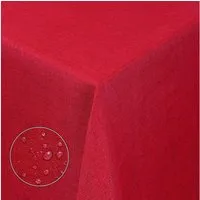 Moderno Tischdecke Tischdecke Stoff Damast Leinen-Optik Jacquard mit Fleckschutz, Eckig 80x80 cm