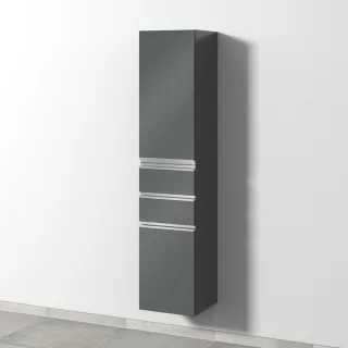 Sanipa Hochschrank Anschlag rechts 2morrow (L2271R) 1615x350x350 Anthrazit-Glanz, L227179R L227179R