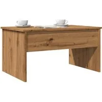 vidaXL Couchtisch 80 x 50 x 415 cm Couchtisch Artisan-Eiche 80x50,5 cm höhenverstellbar