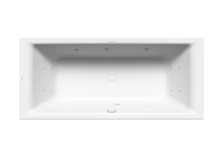 Kaldewei Badewanne PURO DUO Mod.664 FULL BODY, 1800 x 800, alpinweiß,PEFF,re,Sicht. chrom 266460273001