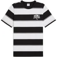 PUMA T-Shirt CLASS STRIPED TEE Regular Fit, Rundhalsausschnitt, mit Streifenprint, Kurzarm