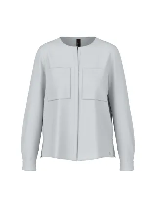 Marc Cain Collections - Legere Bluse mit verdeckter Knopfleiste - Gr. - 36
