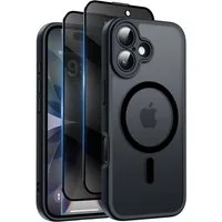 MSM Handyhülle Hülle + 2X Schutzglas für Apple iPhone 17 Panzerfolie MagSafe Anty-Spy