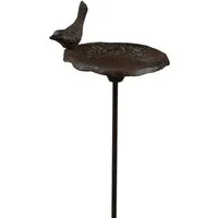 matches21 HOME & HOBBY Gartenstecker Vogeltränke Stecker Vogel 88 cm (1-St) Wetterfest, Witterungsbeständig, zum Stecken