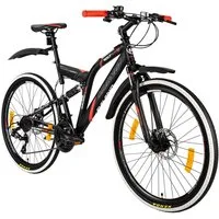 Galano Mountainbike Volt DS, 21 Gang, Kettenschaltung, 26 Zoll Jugendfahrrad MTB Fully ab 160 cm für Mädchen und Jungen