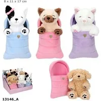 Depesche Kuscheltier TOPModel Plüsch Hund & Katze – 1 von 6 Designs zufällig