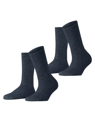 ESPRIT socks & tights - Esprit Cloud 2-Pack Damen navy mel. - Gr. - 40.5