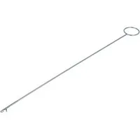 vhbw Nähmaschinennadeln Wendenadel mit Haken - Extra lange Durchziehnadel