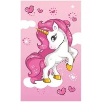 einhorn Handtücher Einhorn Handtuch 30x50cm – Weiches Tuch für Kinder, 100% Baumwolle (1-St)