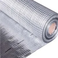 Hausa Dachbahn Dampfsperrfolie ALU, 75 m² pro Paket, (Aluminium Dampfsperrfolie für Dach, Dachgeschoss, Wand, Decke, 1-St., 1,5m x 50m), extra reißfeste Folie zur Dachisolierung von Innen, Dampfsperre