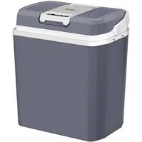 Woltu Thermobehälter, Kühlbox mini Kühlschrank 19L für Auto, Wohnmobil Grau