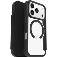 React Folio, Handyhülle transparent/schwarz, iPhone 17 Pro, MagSafe