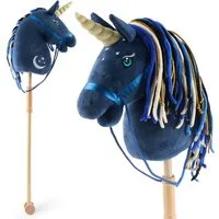 BIECO Steckenpferd Bieco Steckenpferd Kinder Einhorn Luna Hobby