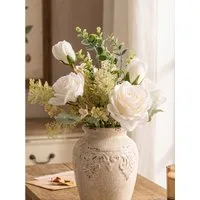 Kunstblumenstrauß Kunstblumen Deko Set künstlicher Blumenstrauß, Fanci Home, – modern realistisch pflegefrei Wohnzimmer